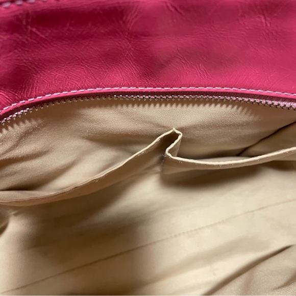 Coach Pink Patent Leather East/West Tote Bag - Picture 9 of 15